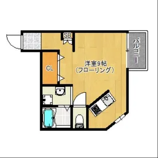 アマン下山門B棟【305号室】の間取り