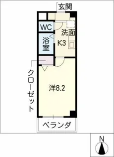 St・ラール【3階】の間取り