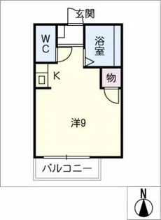 ヘーベルメゾンTOU【2階】の間取り