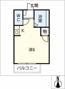ヘーベルメゾンTOU【2階】の間取り
