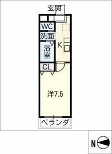 A-City中川法華【5階】の間取り