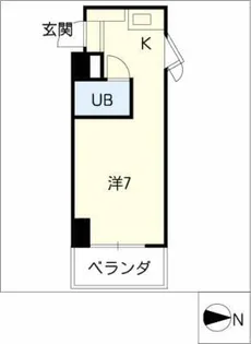 ラフィネ広路【2階】の間取り