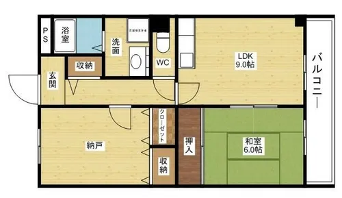 コンフォール【2階】の間取り