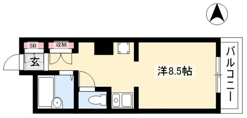 ドール新栄【203号室】の間取り