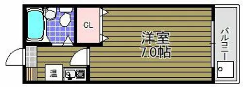 エスティライフ喜志駅前【4階】の間取り