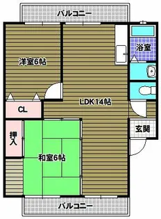 三晃マンション【3階】の間取り