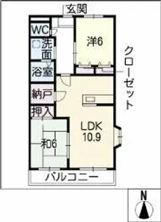ハッピーアイランド【1階】の間取り