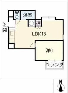 ドミール広路【2階】の間取り