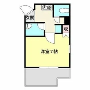 シティーライフ正木【6階】の間取り