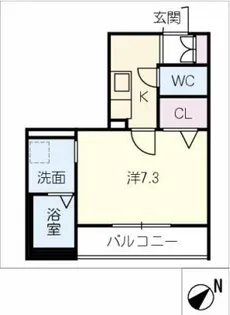 カーサDUE【1階】の間取り