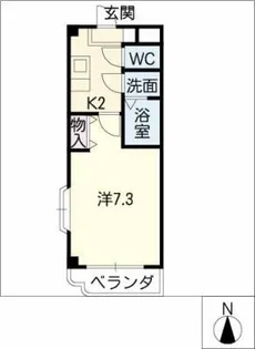 シンビリア亀島【4階】の間取り