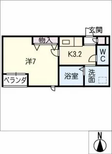 CieL 桜井【2階】の間取り