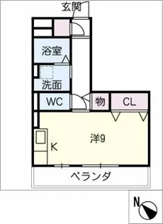 AN Hamatomi【2階】の間取り