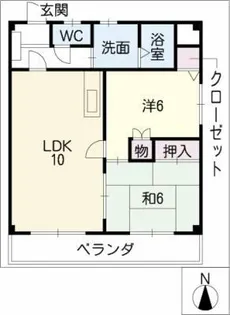 グリーンサイドTK【3階】の間取り