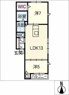 ハイツパディー【2階】の間取り