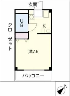マロンウッドⅡ【1階】の間取り