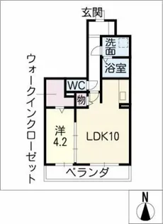 コンフォート桜【1階】の間取り