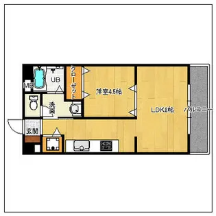 アリエス姪浜駅南【5階】の間取り