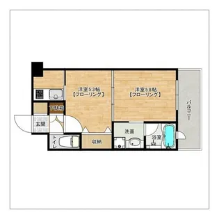 エンクレストNEO博多駅南【10階】の間取り