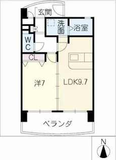 Bell Heiwa【6階】の間取り