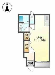 Lark【1階】の間取り