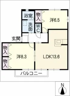 sola【1階】の間取り