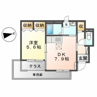 BELLE MAISON M.T【1階】の間取り