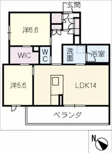 エスティーラ【3階】の間取り