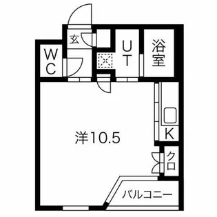 SPACE CUBE HONJIN【1階】の間取り