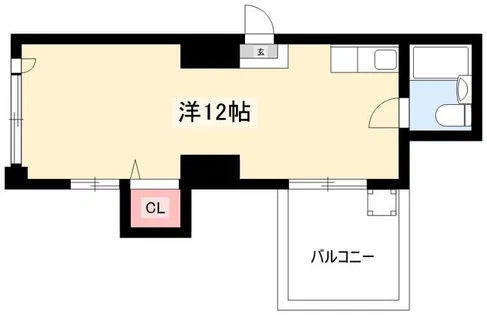 ブラウンハイツ【5階】の間取り