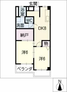 猪村ビルディング【3階】の間取り