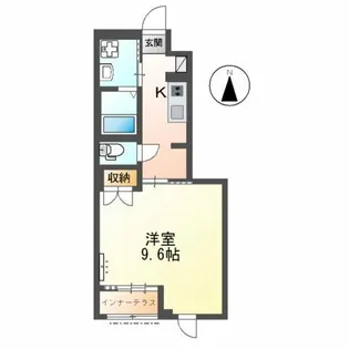 セレーナ広美【1階】の間取り