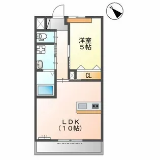 サン ハーレ【1階】の間取り