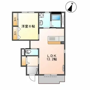 ジェミニ【1階】の間取り