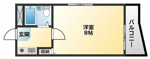 ラ ショパール【4階】の間取り