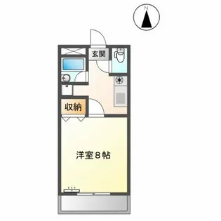 ピアコーポ【2階】の間取り