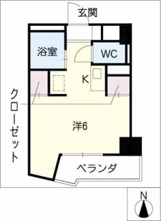 サンパーク上前津【3階】の間取り