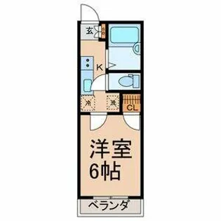 カーサベルデ松栄【1階】の間取り