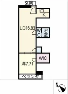 HarveyResidence【2階】の間取り