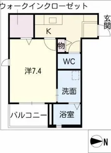 ジラソーレ・カーサ【1階】の間取り