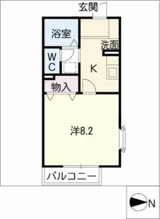 メゾン・ラポール G棟【2階】の間取り