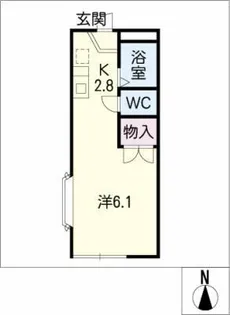 クレアシオン【2階】の間取り