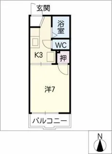 フォーブルミノワ【1階】の間取り