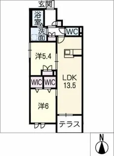 Gratia Izumi【1階】の間取り