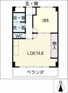 ヴェルドミールOKADA【2階】の間取り