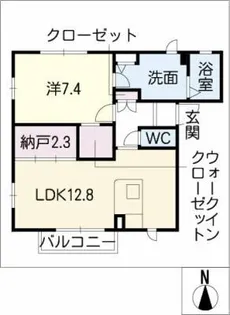 MastTown敷田W棟【1階】の間取り