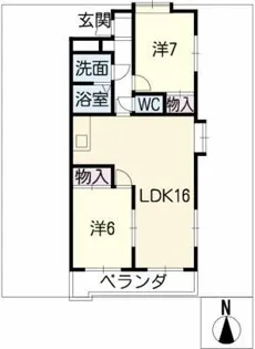 大森アーバンテラス【1階】の間取り