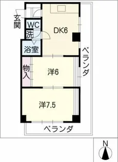 ライフ21【3階】の間取り