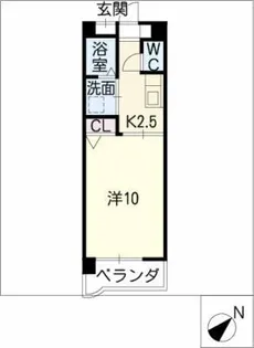 パラシオンK【2階】の間取り