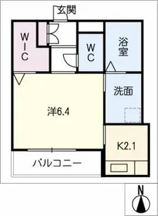 カーサ広小路【2階】の間取り